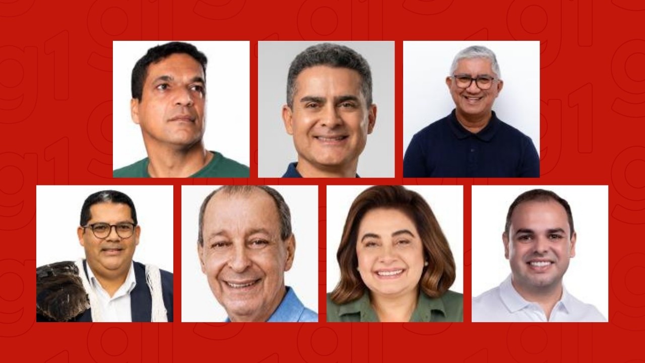 Candidatos ao governo do AM participam de série de entrevistas na Rede Amazônica; veja datas e como assistir