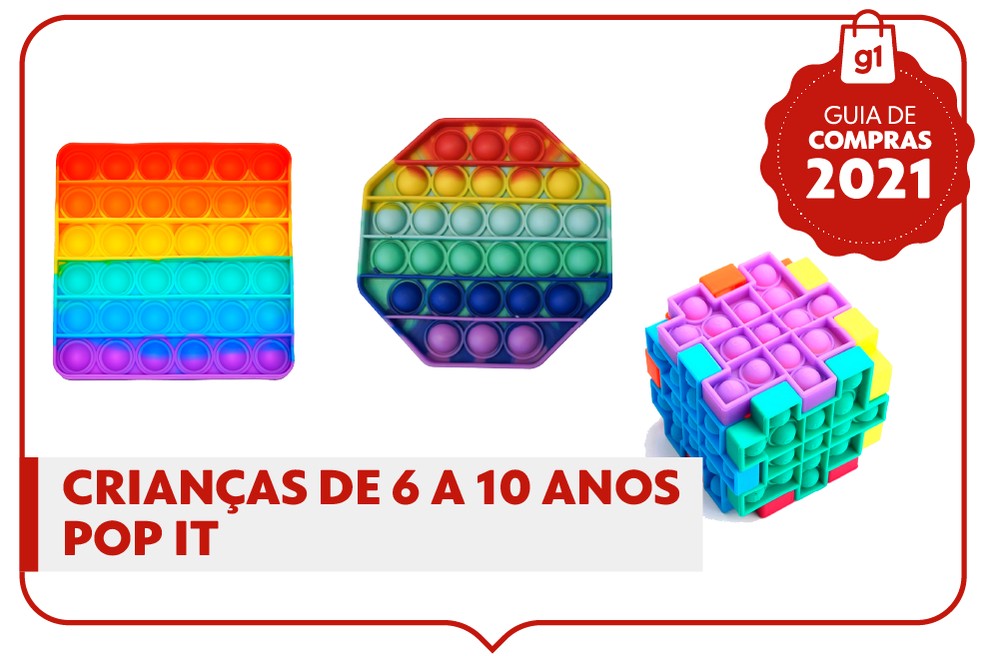 Presentes de até R$ 250 para crianças de 6 a 10 anos