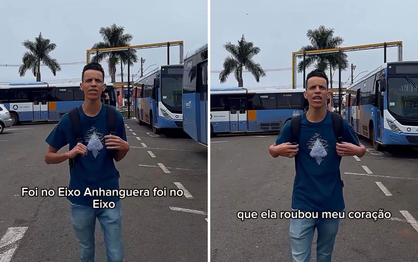 Cantor lança música com tema de linha de ônibus e diverte seguidores: 'Da Praça A fui parar no seu colchão'