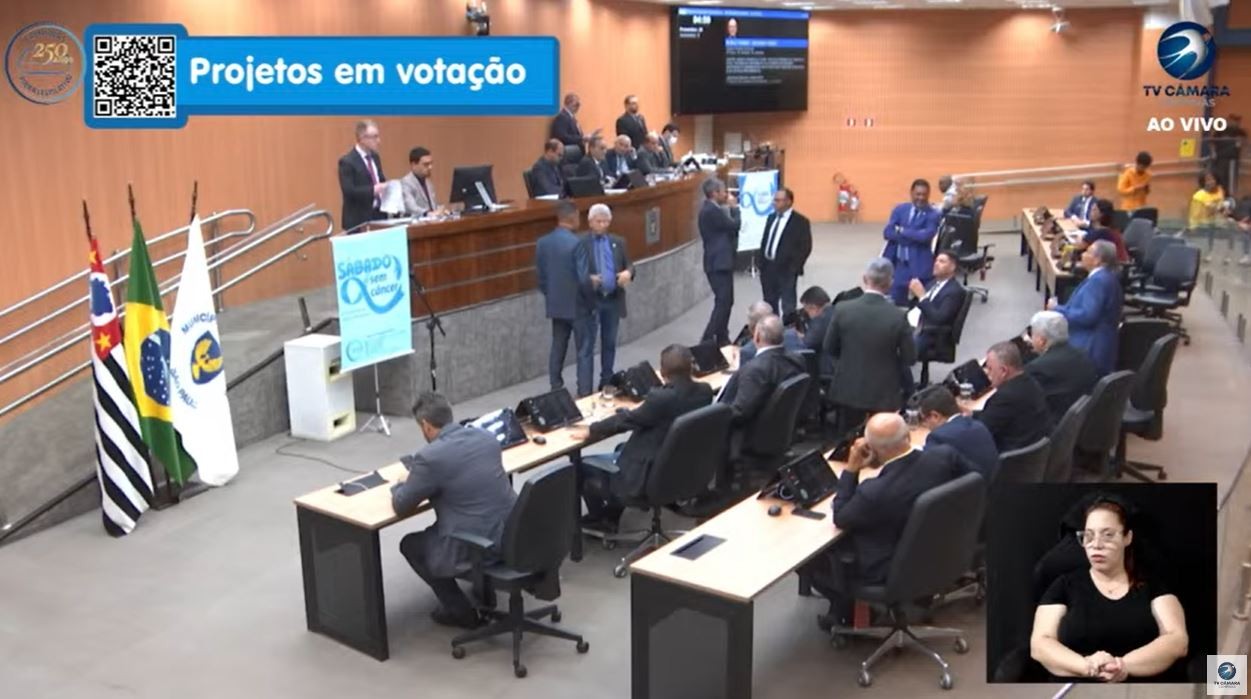 Câmara de Campinas aprova em 1ª votação orçamento de R$ 10,8 bilhões para 2025