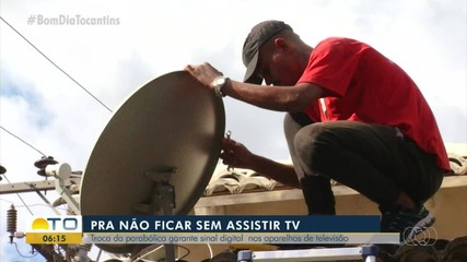 Troca da parabólica pela antena digital garante o novo sinal nos aparelhos de televisão