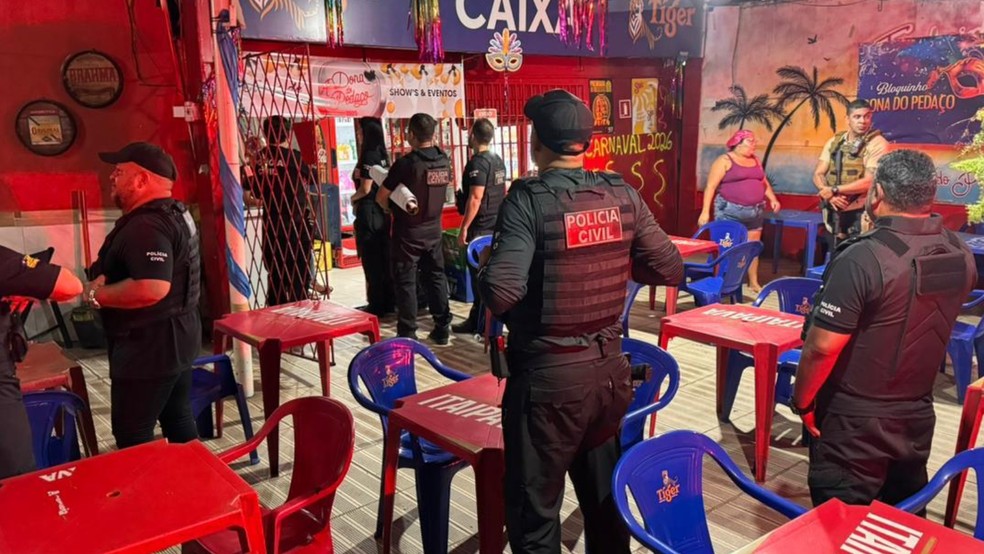 Bar é interditado após denúncias de perturbação do sossego em Teresina — Foto: Polícia Civil