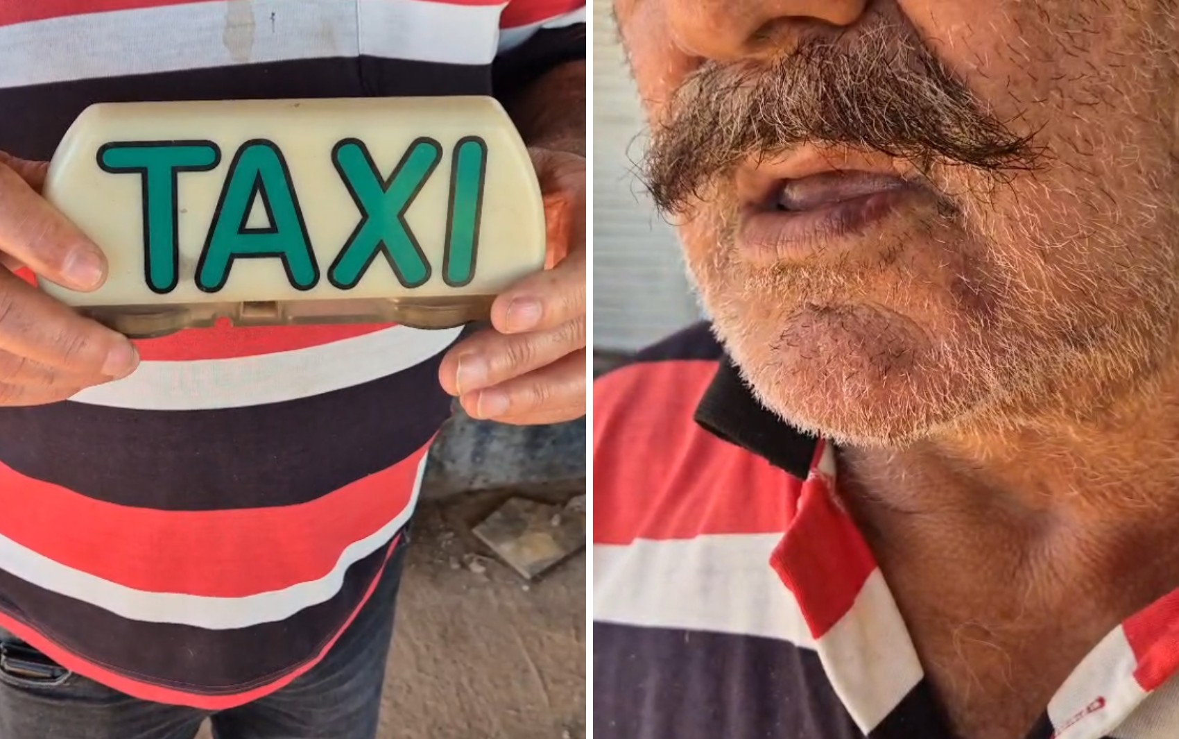 'Achei que era meu fim', diz taxista de 75 anos agredido por desconhecido em Patrocínio Paulista, SP