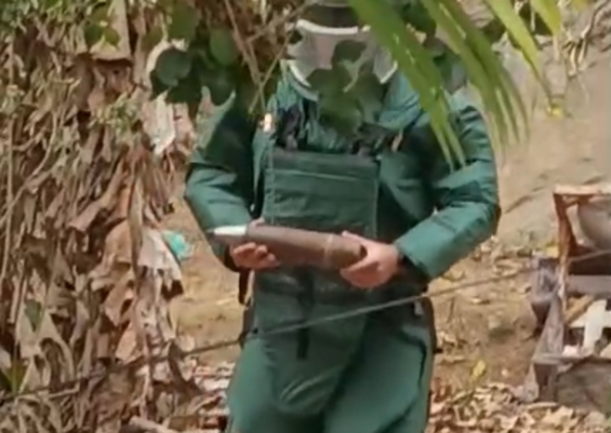 Exército detona artefato explosivo em Paraíba do Sul