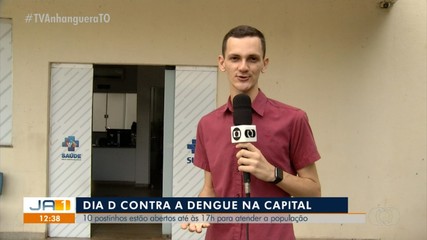 Veja como foi o dia D de vacinação contra a dengue em Palmas