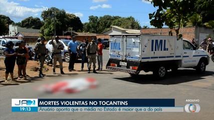 Anuário de mortes violentas aponta que média no TO é maior que a do país