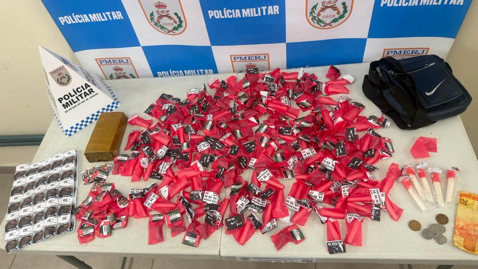 Homem é preso com grande quantidade drogas em Volta Redonda 
