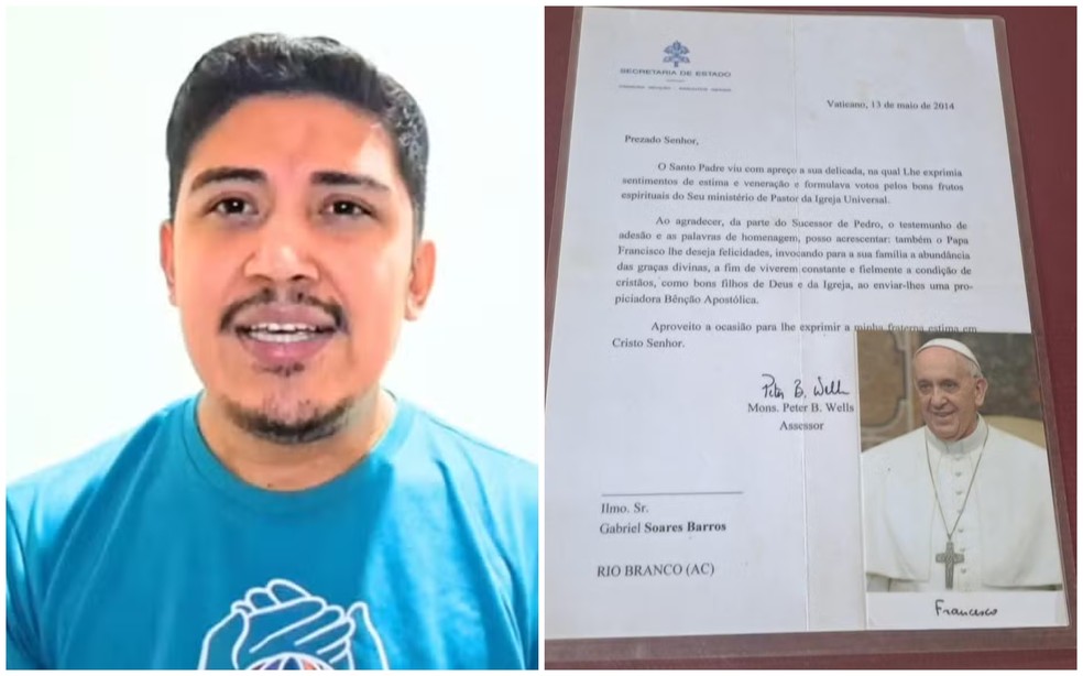 Gabriel Soares e a carta do Papa Francisco