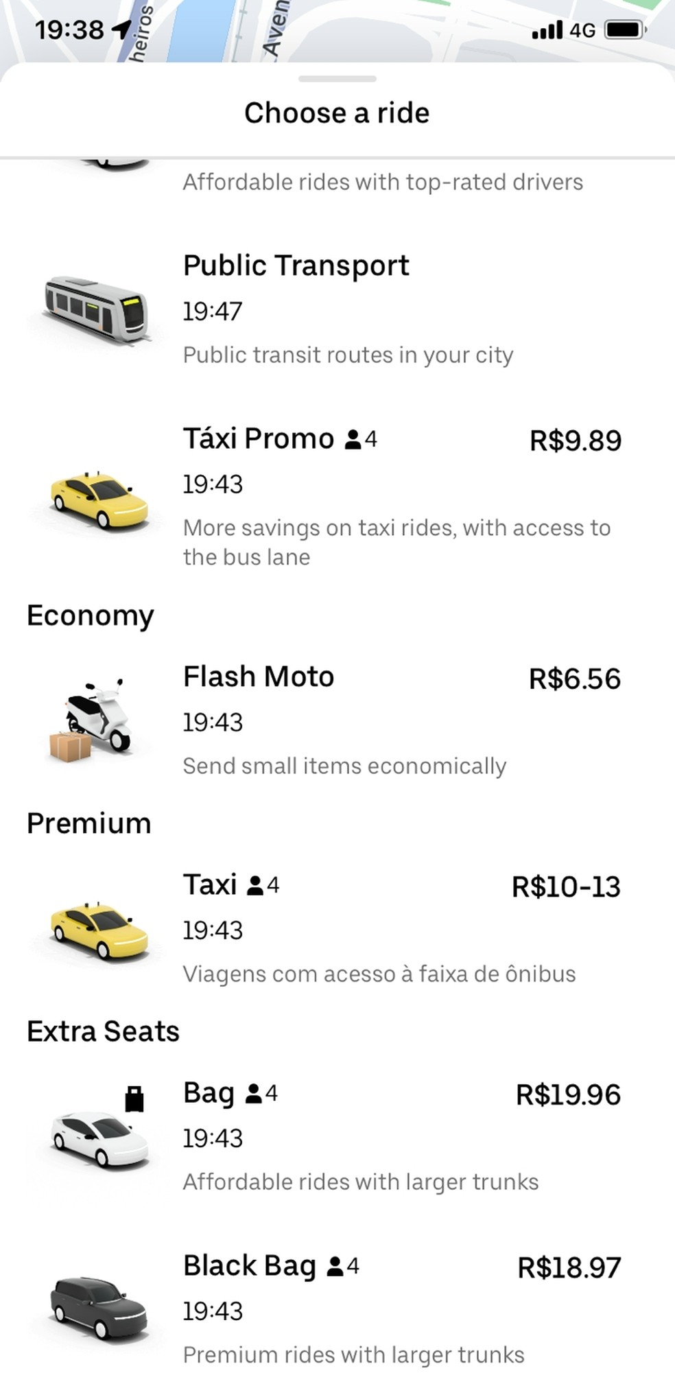 Moto Uber São Paulo 24hrs