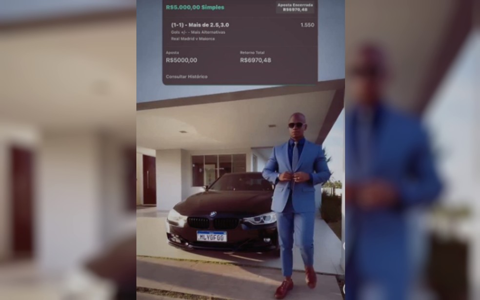 César Augusto, de 38 anos, conhecido como “César Imperador”, é investigado por estelionato em Goiás — Foto: Reprodução/Redes Sociais