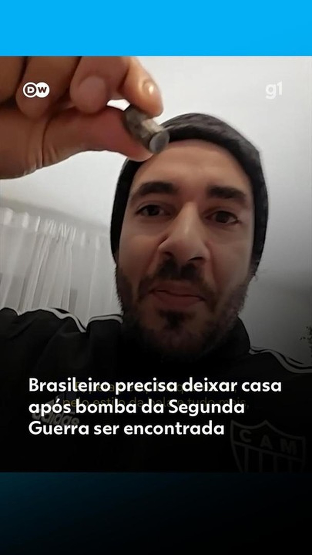 Brasileiro é retirado de casa na Alemanha por causa de bomba da 2ª Guerra: 'Dá um pouco de medo'