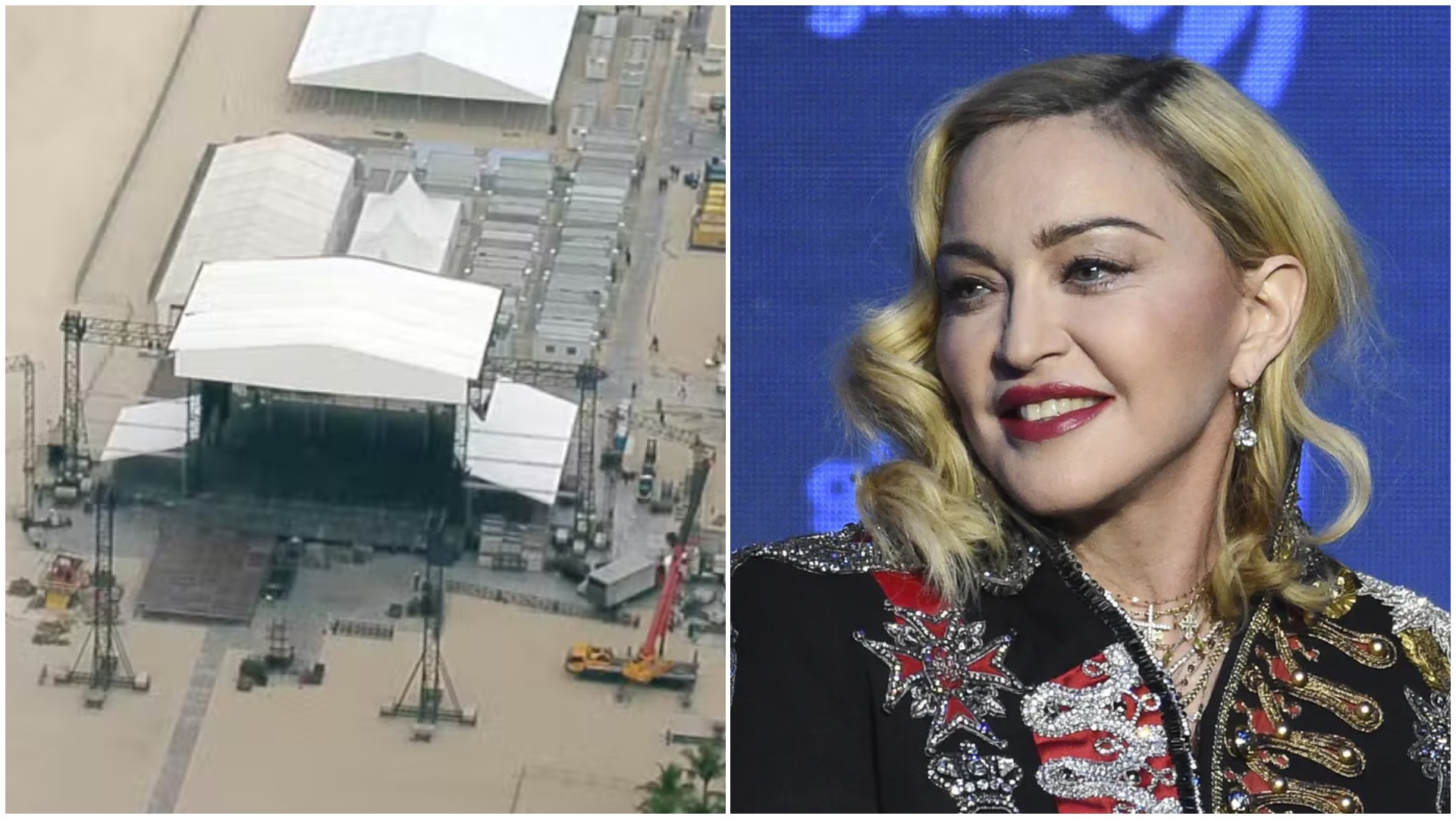 Madonna no Rio: dois dos três aviões com 270 toneladas de equipamentos para o show em Copacabana chegam ao Galeão