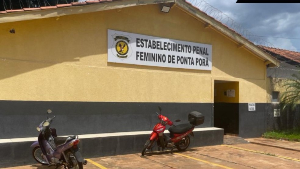 Presídio Feminino de Ponta Porã (MS) — Foto: Reprodução