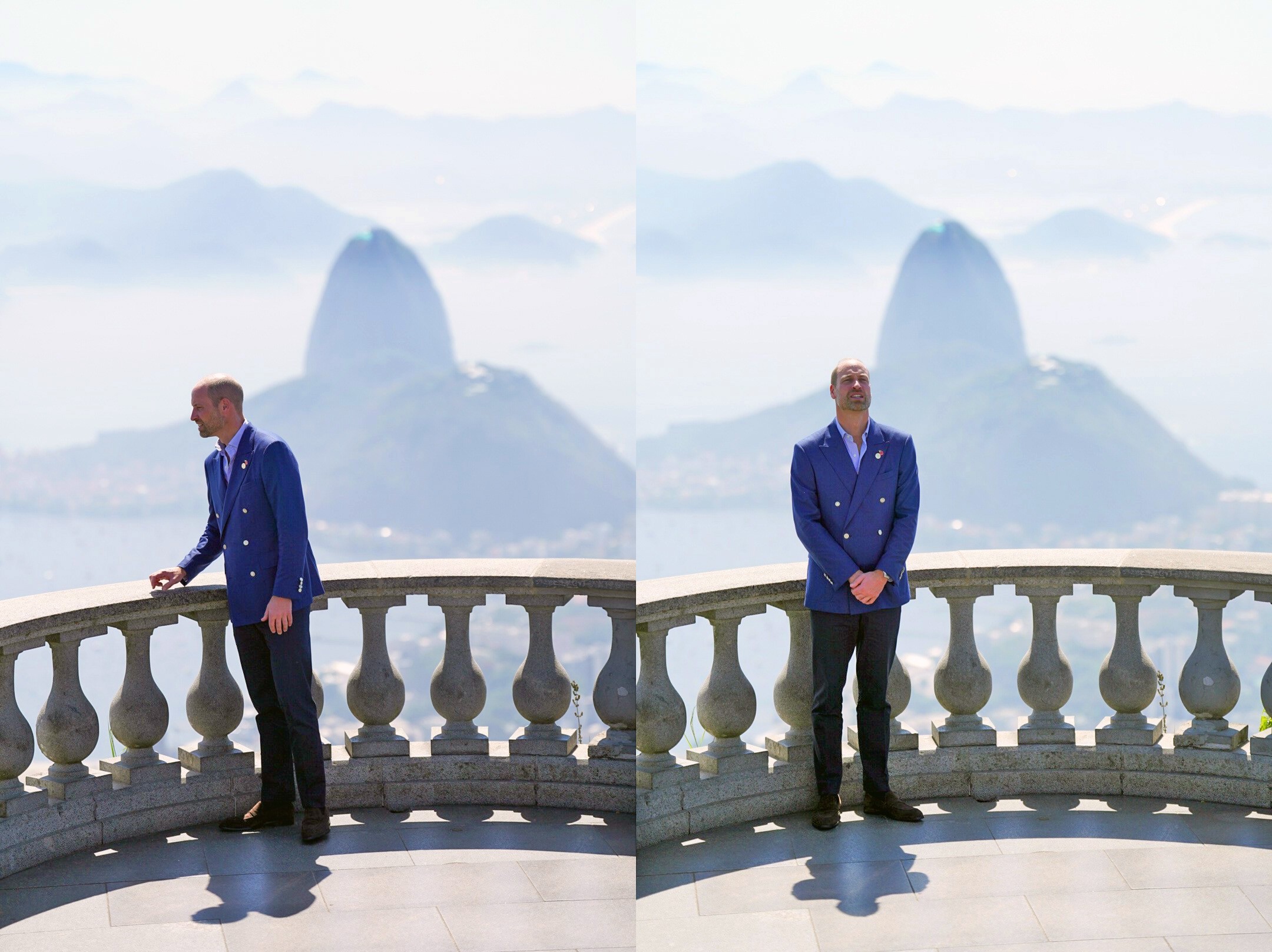 Príncipe William visita o Cristo e encontra finalistas do Prêmio Earthshot