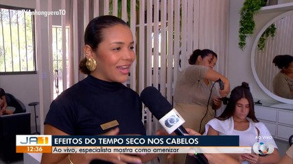Terapeuta capilar orienta sobre os cuidados com cabelos em períodos mais quente e seco