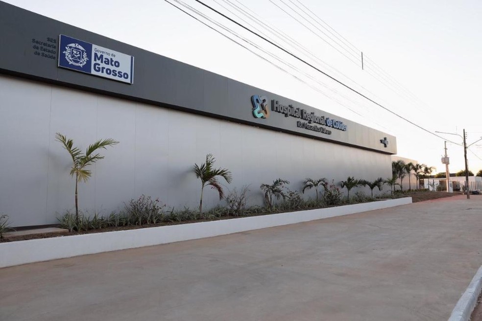 Bebê está internada no Hospital Regional de Colíder (MT) — Foto: SES-MT