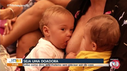Saiba doar leite materno sem precisar sair de casa no Tocantins