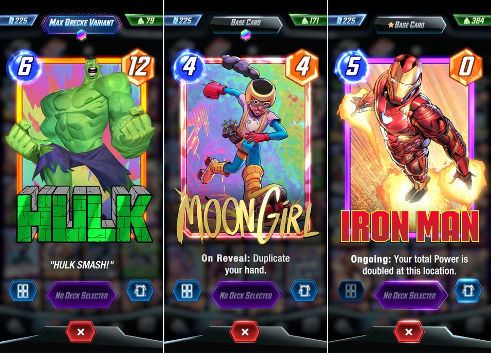 Marvel Snap: jogo com mais de 1.000 cartas colecionáveis é lançado