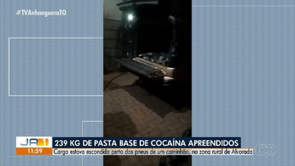 Ação da polícia apreende 239 kg de pasta-base de cocaína