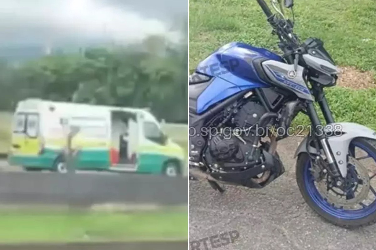 Garupa de moto morre após ser arremessado de viaduto na Rodovia Anchieta