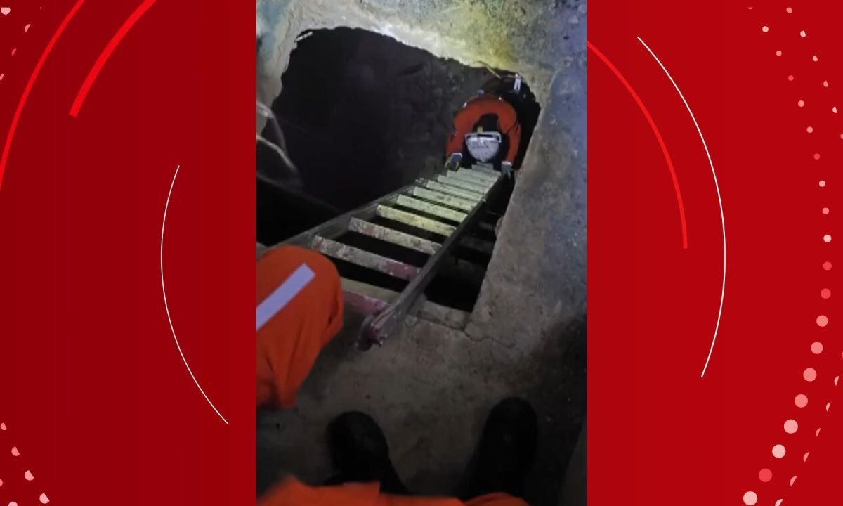 Jovem é resgatada de tanque com 5 metros de profundidade na Bahia
