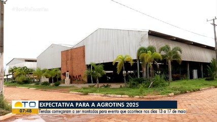 Montagem de estruturas e stands marcam início dos preparativos para Agrotins 2025