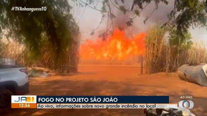Corpo de Bombeiros chega ao projeto de fruticultura para combater incêndio