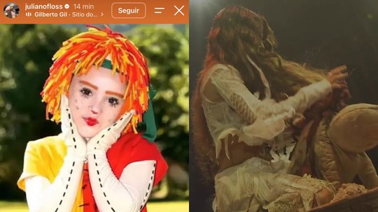 Juliano Floss posta foto de Emília após Marina Sena rasgar boneco em show