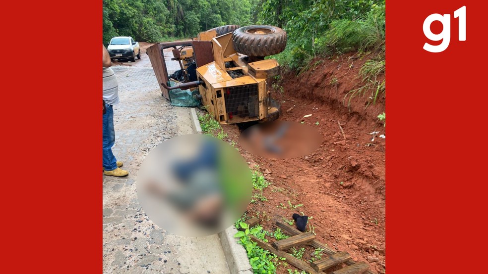 Adriano Silva de Souza, 23 anos, morreu após ser atingido por um trator na manhã desta terça-feira (23), na Serra do Pingador, em Chapada dos Guimarães — Foto: Reprodução