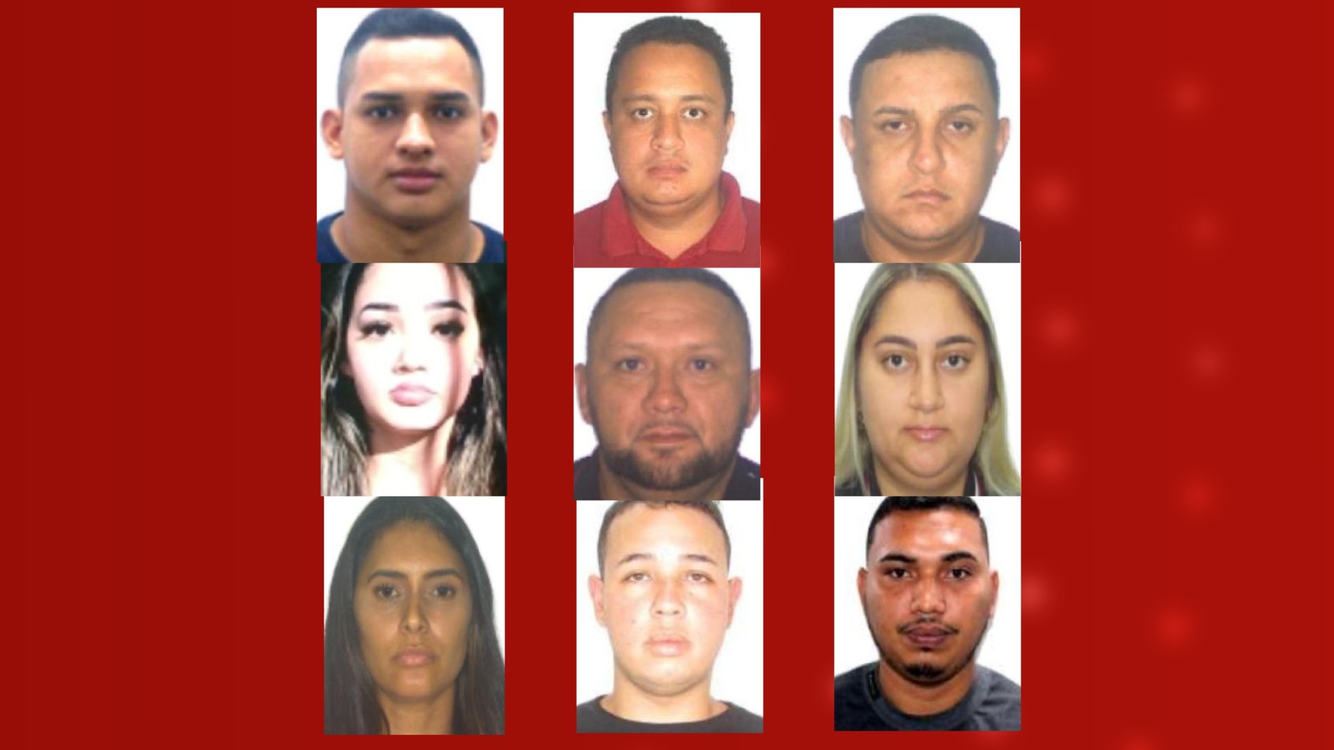 Veja quem são os nove suspeitos de integrar 'núcleo político' do CV no Amazonas que estão foragidos