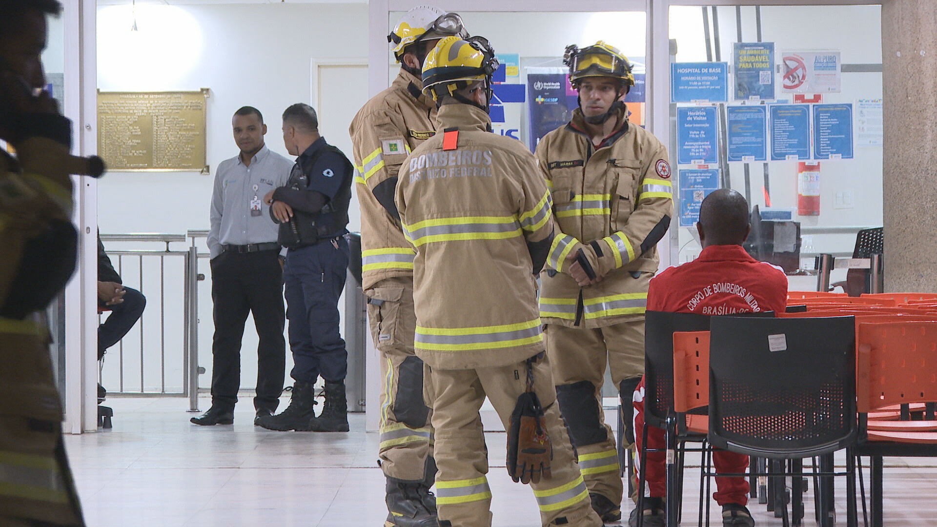 Barrado na entrada da UTI, militar da reserva dos bombeiros fica exaltado e dá voz de prisão para funcionários do Hospital de Base