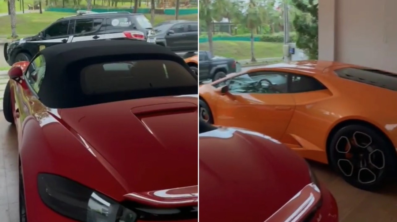 Polícia apreende Lamborghini e Porsche avaliados em R$ 3 milhões de suspeitos de lavagem de dinheiro