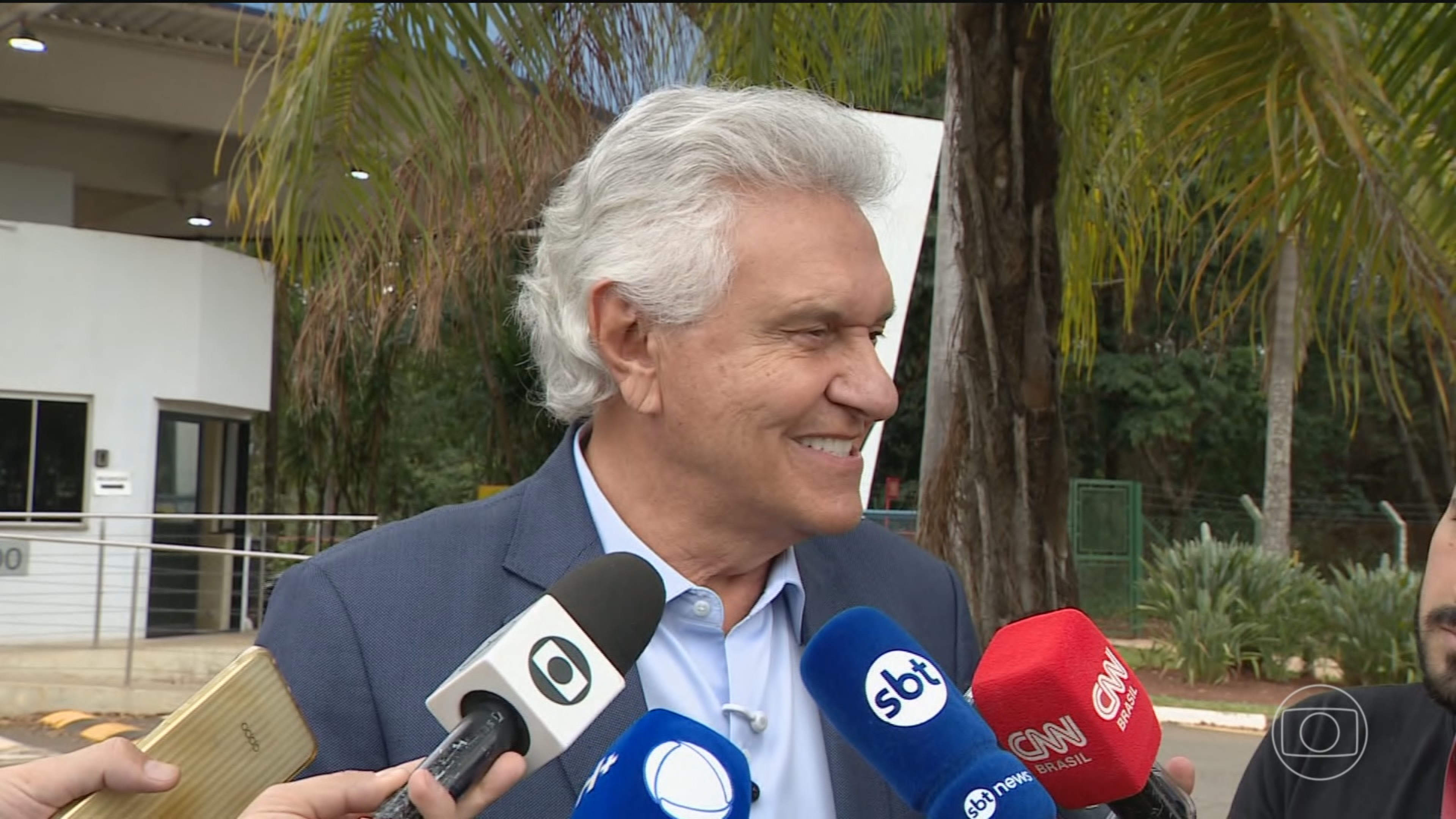 Ronaldo Caiado, candidato do PSD, à Presidência, faz campanha em Campinas, no interior de São Paulo