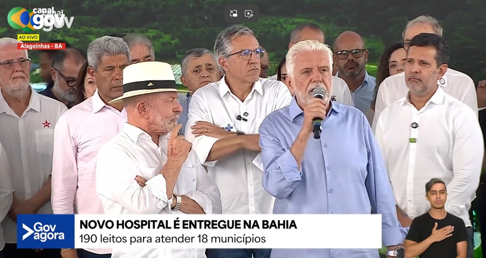 Lula inaugura Hospital Estadual do Litoral Norte em Alagoinha, na Bahia
