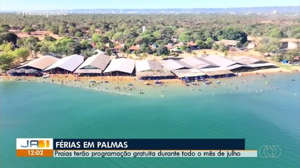 Veja programação de atividades gratuitas em praias de Palmas