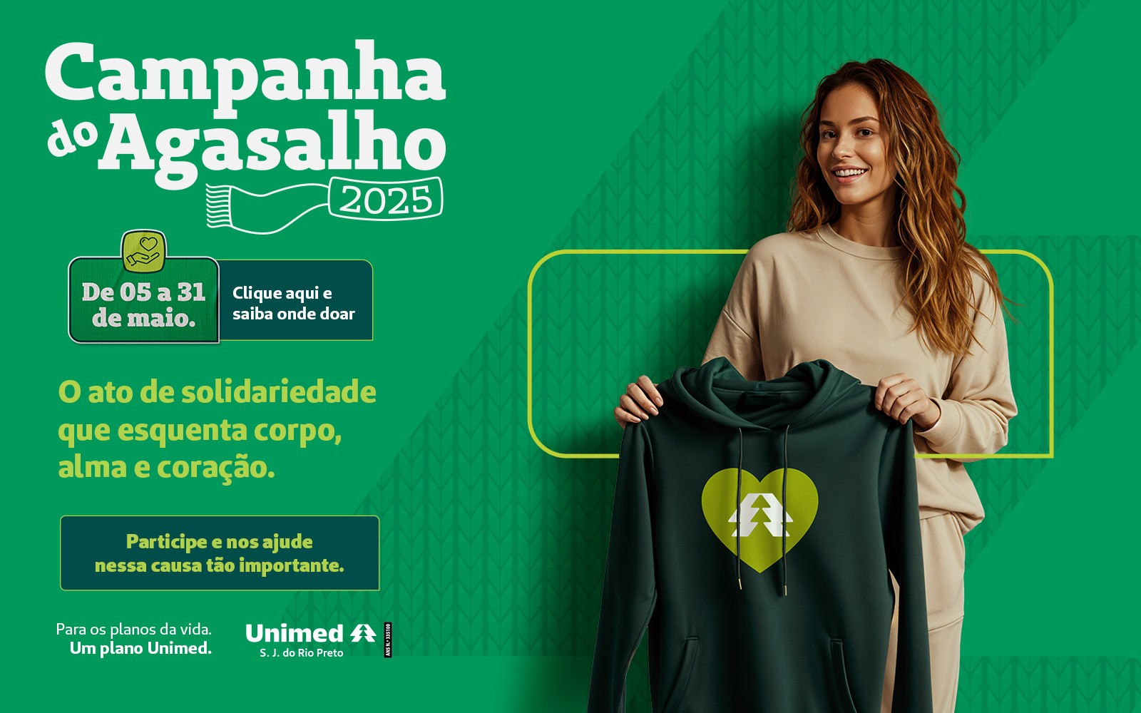 Unimed Rio Preto promove Campanha do Agasalho 2025