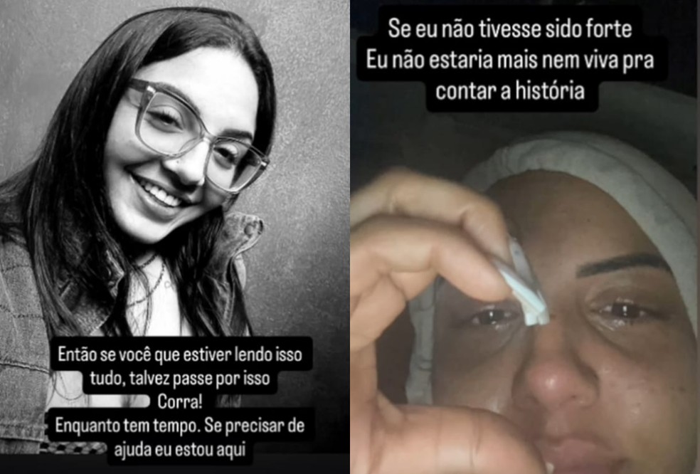 Antes de ser encontrada morte, jovem relatou ter sofrido violência física e psicológica em MS — Foto: Redes sociais