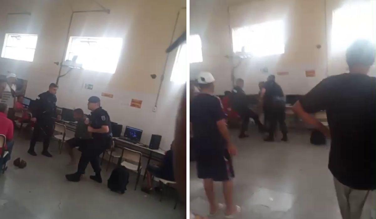 VÍDEO: guarda municipal chuta homem durante abordagem em casa de acolhimento em Campinas