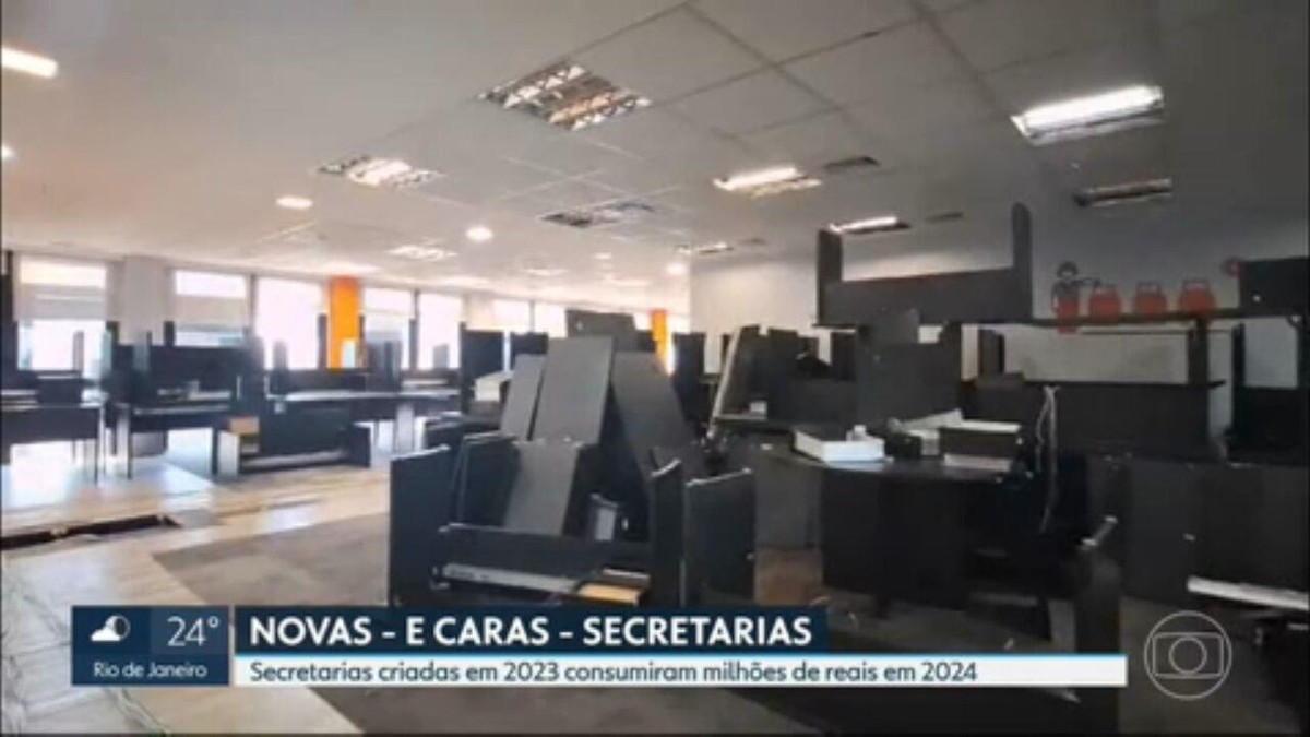 Novas secretarias do governo do RJ consumiram mais de R$ 165 milhões em três meses só com custeio