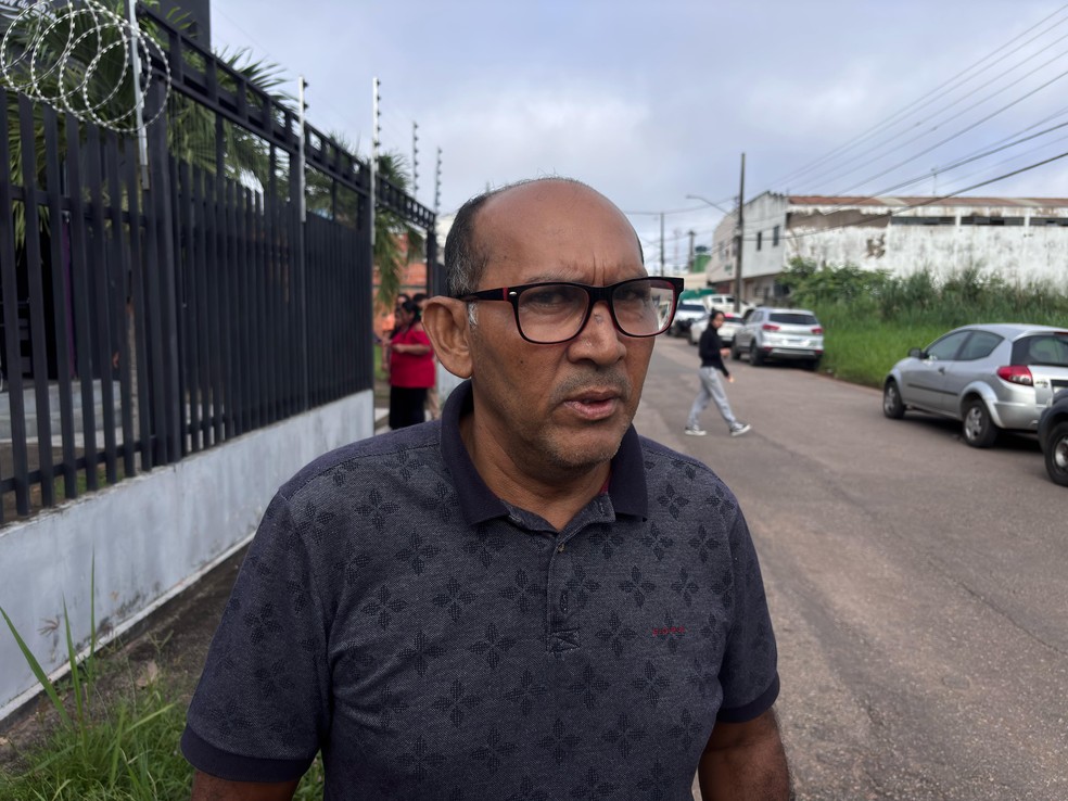 Francisco Freitas, tio de Carpegiane: "Não queremos vingança, queremos justiça" — Foto: Junior Andrade/Rede Amazônica Acre