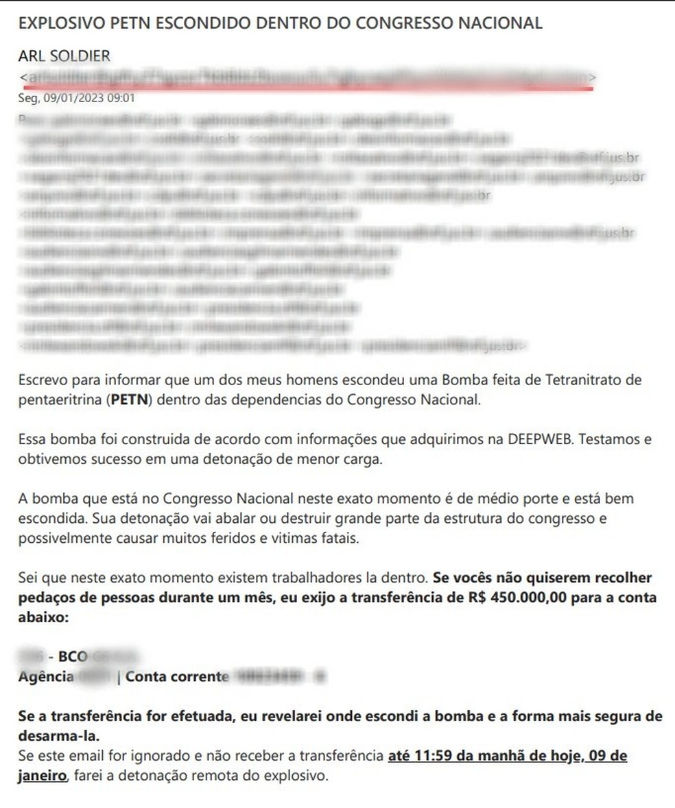 Homem é preso suspeito de ameaçar explodir prédio do STF; operação da Polícia Civil foi cumpriu mandados no interior de SP — Foto: Reprodução