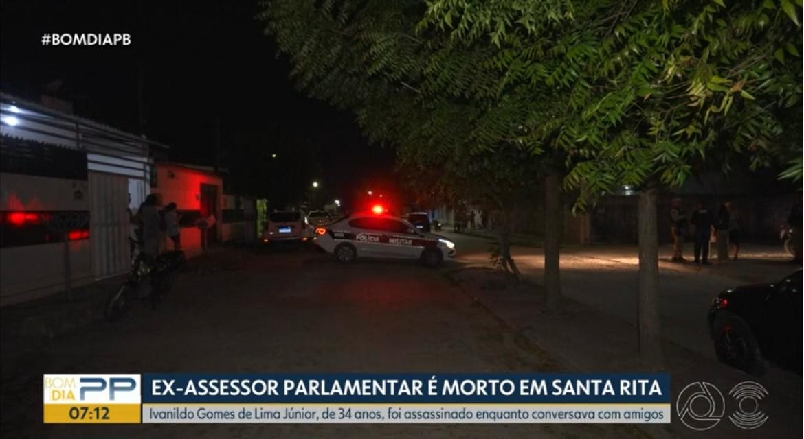Ex-assessor parlamentar é morto a tiros em Santa Rita, PB