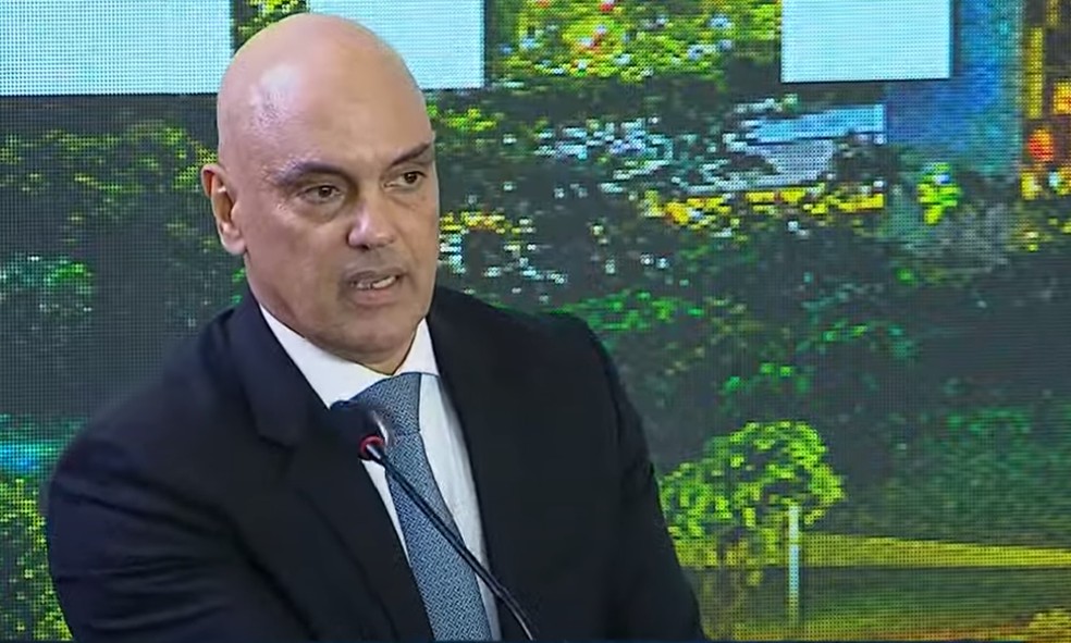 Presidente do TSE, ministro Alexandre de Moraes — Foto: TV Câmara/Reprodução