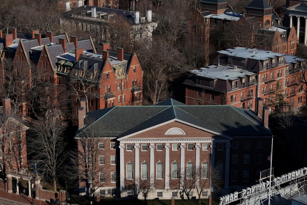A sede de Harvard em Cambridge, Massachussets — Foto: REUTERS/Brian Snyder