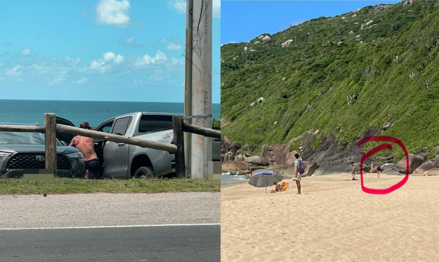 Ex-modelo internacional é preso na praia por tráfico após fugir da polícia em Florianópolis