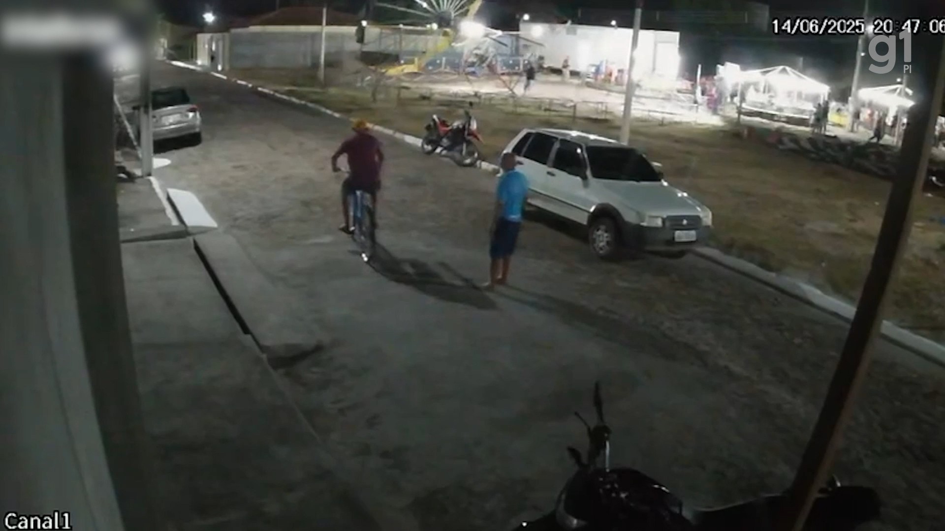 Vídeo mostra momento em que brinquedo de parque desaba e fere crianças no Norte do Piauí; assista