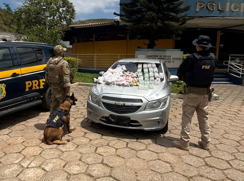 Homem com tornozeleira eletrônica é preso com drogas na Via Dutra, em Piraí