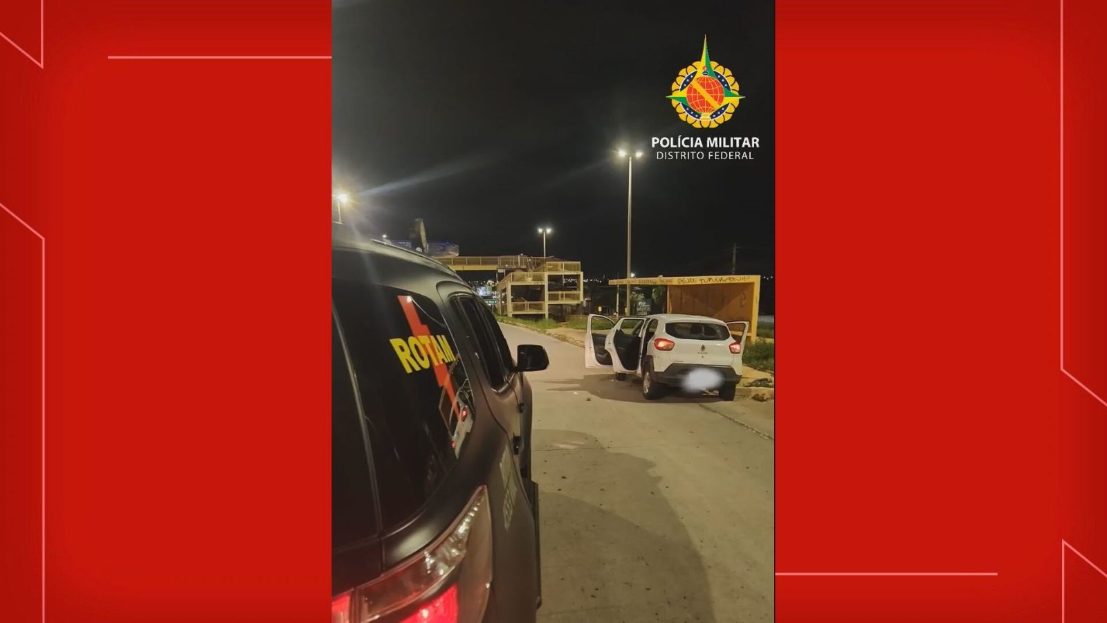 Homem é preso suspeito de roubar carro, atropelar 2 pessoas e bater em 6 veículos no DF