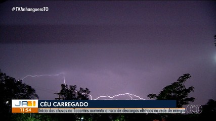 Início das chuvas no Tocantins aumenta os riscos de descargas elétricas