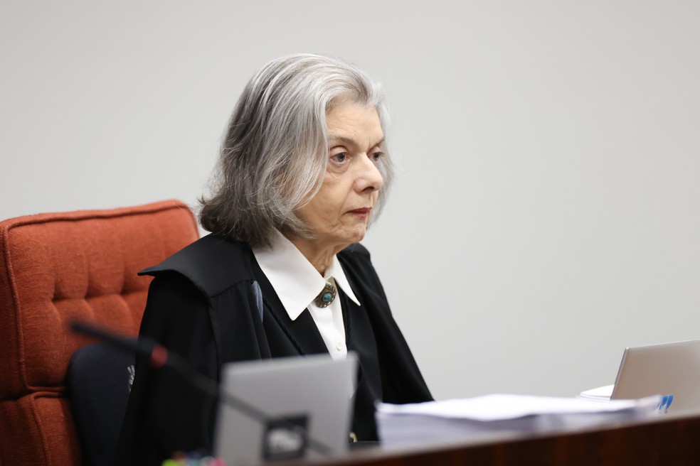 Carmen Lucia durante segundo dia de julgamento de Bolsonaro na 1 Turma do STF  Foto: Antonio Augusto/STF